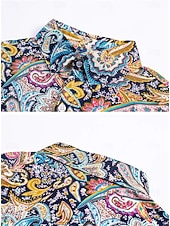 Χαμηλού Κόστους Αριστος-Ρετρό / Βίντατζ Δεκαετία '70 Πουκάμισο Χίπισσα Λαχούρι Φανταχτερή Φόρεμα Ανδρικά Πάρτι Καθημερινά Ρούχα Παρέλαση Υπερηφάνειας Ενηλίκων Πουκάμισο