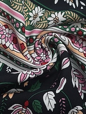 billige Kvinnenes ferietopper-Dame Skjorte Bluse Blomstret Stilfull Fritid Langermet Med stropper Vanlige topper Daglig Trykt mønster Svart Sommer Vår