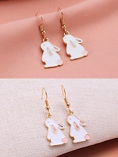 abordables Pendiente de mujer-Pendientes con forma de huevo de Pascua: diseño ondulado colorido, chapados en oro, perfectos para Pascua, moda primaveral y ocasiones festivas.