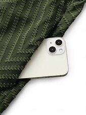abordables Robes de travail-Femme Robe mi-longue Robe casual Robe Trapèze basique Décontractées Vacances du quotidien Standard Plein Manche Courte Col Ras du Cou Vert Véronèse Eté