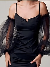 baratos Luvas de Casamento-Renda Até o Cotovelo Luva Elegante / Estilo Clássico Com Cor Pura Luvas de Festa / Casamento