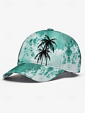 billige Herrehatter-baseballcaps for tropisk palmetre – sommerinspirert design, justerbar passform, komfortabel og lett, ideell for menn og kvinner, perfekt for stranddager og utendørsaktiviteter