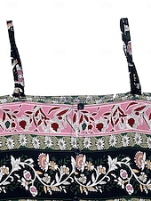 billige Kvinnenes ferietopper-Dame Skjorte Bluse Blomstret Stilfull Fritid Langermet Med stropper Vanlige topper Daglig Trykt mønster Svart Sommer Vår