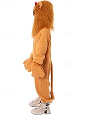 levne Dětské kostýmy-Lev Cosplay kostým Úbory Legrační kostýmy Dětské Chlapecké Dívčí cosplay Výkon Párty předvečer Všech svatých Karneval Mardi Gras Jednoduchý karnevalový kostým