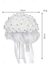 abordables Fleurs de mariage-Fleurs de poignet de mariage Bouquets Mariage / Soirée / Fête PVC (Polyvinylchlorid) A Fleurs