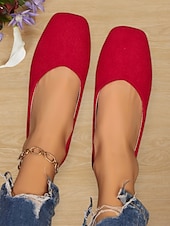 ieftine Pantofi Joși de Damă-pantofi cu slip-on clasici pentru femei din piele intoarsa artificiala pentru uzura de zi cu zi, birou si calatorii