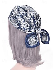 cheap Women&#039;s Scarves-Paisley pattern multicolor silk scarf - soft and stylish women&#039;s headband and pocket square, perfect for casual, outdoor and formal occasions