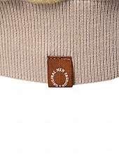 cheap Men&#039;s Elite Polo-Men&#039;s Polo Knit Polo Sweater Formal Work Turndown Short Sleeve Striped Vertical Stripes Stripe-Trim Stripe Spring Beige Polo