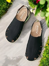 preiswerte Komfortsandalen-Slingback-Freizeitsandalen für Damen – geschlossene Schuhe mit Cut-out-Design, bequem für den Alltag und Frühlings-/Sommeranlässe