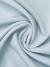 economico Lunghezza del tè-Abito Madre della Sposa Sheath Elegante Collo Gioiello Lunghezza Ginocchio Tessuto Elastico Manica Corta con Colore Solido 2025 misura personalizzata gratuita