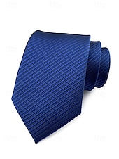 cheap Men&#039;s Ties &amp; Bow Ties-Men&#039;s striped satin tie, a variety of colors to meet different matching needs, suitable for business, wedding and formal events elegant and fashionable tie