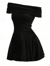 Damskie Sukienka mini Czarna sukienka Sukienka na studniówkę Codzienne sukienki Sukienka koktajlowa Moda Na zewnątrz Impreza Święto Regularny Równina Bez rękawów Z odsłoniętymi ramionami Czarny Lato tanie Kobieta czarna sukienka-Damskie Sukienka mini Czarna sukienka Sukienka na studniówkę Codzienne sukienki Sukienka koktajlowa Moda Na zewnątrz Impreza Święto Regularny Równina Bez rękawów Z odsłoniętymi ramionami Czarny Lato