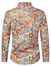 Χαμηλού Κόστους Αριστος-Ρετρό / Βίντατζ Δεκαετία '70 Πουκάμισο Χίπισσα Λαχούρι Φανταχτερή Φόρεμα Ανδρικά Πάρτι Καθημερινά Ρούχα Παρέλαση Υπερηφάνειας Ενηλίκων Πουκάμισο