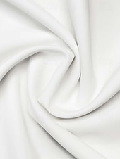 abordables robes de mariée décontractées-Robe de soirée sirène  trompette élégante formelle mariage traîne de cour manches longues col chemise ceinture  sangle organza avec nœud(s)