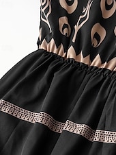 ieftine Rochii casual florale-Pentru femei Rochie Lunga Rochie Maxi Rochie casual Rochie de vară Rochie Boho Modă În aer liber Concediu Dată Fit regulat Vopsire Lungime Manșon 3/4 Guler Cămașă Negru Alb Trifoi Vară Primăvară