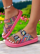 Χαμηλού Κόστους Γυναικεία παπούτσια-Η 250η Επέτειος των Ηνωμένων Πολιτειών Γυναικεία Σάνδαλα με Πολύχρωες Πεταλούδες και Ρυθμιζόμενο Μπuckle – Ζωντανά Καλοκαιρινά Σάνδαλα Slip-On για Παραλία Διακοπές και Casual Χρήση