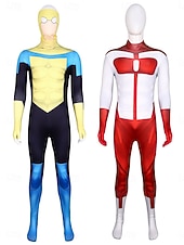 abordables Déguisements pour hommes-Invinciboy Cosplay Costume de cosplay Combinaison Cosplay for Garçons Enfant Adulte Carnaval Mascarade Événement / Fête Mascarade