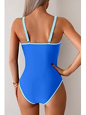 olcso Bikiniszettek-Női Fürdőruha Bikini 2 darab Fürdőruha Nyitott hátú Kollázs Tropikus Strandruházat Színes U-alakú Ujjatlan Fürdőruhák