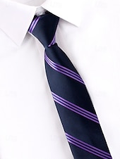 preiswerte Krawatten &amp;amp; Fliegen für Herren-Vorgebundene schmale Kabelbinder für Herren – klassische Streifen und einfarbige, verstellbare, bequem zu tragende Krawatten für Business, Hochzeiten und formelle Anlässe