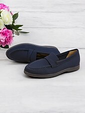 cheap Women&#039;s Slip-Ons &amp; Loafers-Women&#039;s Flyknit Slip-On Loafers - Lightweight Casual Walking Shoes for Work &amp; Daily Wear
