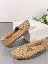 preiswerte Damenhausschuhe und -halbschuhe-Damen-Slipper mit Strasssteinen – glitzernde, ausgehöhlte flache Schuhe zum Gehen und Autofahren