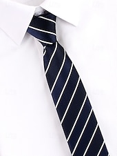 preiswerte Krawatten &amp;amp; Fliegen für Herren-Vorgebundene schmale Kabelbinder für Herren – klassische Streifen und einfarbige, verstellbare, bequem zu tragende Krawatten für Business, Hochzeiten und formelle Anlässe