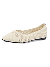 ieftine Pantofi Joși de Damă-pantofi cu vârf ascuțit flyknit pentru damă - pantofi ușori cu slip-on, pentru vară și pentru purtarea zilnică