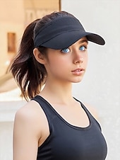 baratos Chapéus Femininos-chapéu de sol esportivo leve, de secagem rápida e respirável para mulheres - elegante e prático, adequado para golfe, corrida, tênis e outras atividades ao ar livre