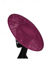 Χαμηλού Κόστους Καπέλα Γιορτής-Καπέλο Ψεύτικου Λινών Bowler  Cloche Επίσημο Βικτοριανό Με Καθαρό Χρώμα Με Καπέλο