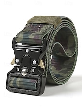 preiswerte Herrengürtel-robuster taktischer Gürtel im Camouflage-Muster mit Metallschnalle – stilvoll und praktisch für Outdoor-Fans, die gerne wandern, campen und militärische Aktivitäten mögen