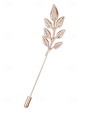 preiswerte Krawatten &amp;amp; Fliegen für Herren-Elegante Anstecknadel mit Blattgoldfolie für Herren – Vintage-Anzugbrosche, klassisches Accessoire für Hochzeiten und formelle Anlässe, stilvolles Anstecksträußchen für Bräutigam und Trauzeugen