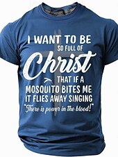 cheap Faith T shirts-Easter Men&#039;s Jesus Christian T Shirt Short Sleeve T shirt 3D Print Crew Neck Shirt Designer Casual Party Holiday Black Red Blue Summer Spring Clothing Apparel S M L XL XXL XXXL
