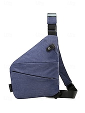 levne Pánské tašky-pánská nepromokavá taška přes rameno náprsní taška - módní crossbody náprsní taška, lehká taška přes rameno, vhodná na cestování, do práce i na každodenní využití ve volném čase