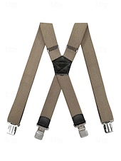 preiswerte Krawatten &amp;amp; Fliegen für Herren-Herren Hosenträger mit Gummiband und Metallclip, verstellbar – klassisch und vielseitig, geeignet für modebewusste Business- und semi-formelle Anlässe