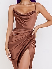 economico Abiti di Laurea-Per donna Mini Abito Abito Bianco Abito da laurea Abito Sottoveste Moda Moderno Compleanno Laurea Data Vestibilità regolare Semplice Senza Maniche Spalline sottili Rosa chiaro Nero Bianco Rosa Estate