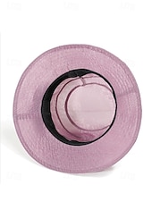 billige Damehatter-elegant blomstersolhatt for kvinner - lett pustende bøttehatt med bred brem med rosedekor, pustende og UV-beskyttelse, perfekt for strand, reise og sommer utendørsaktiviteter