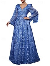 preiswerte Ballkleid-A-Linie Partykleider Elegant Kleid Hochzeit Hochzeitsgast Asymmetrisch Ärmellos V Ausschnitt Polyester Rückenfrei mit Blumenmuster 2025