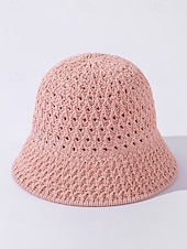 abordables Chapeaux pour femmes-Chapeau de paille vintage pour femme – chapeau de soleil respirant tissé à la main, léger et pliable, chapeau de plage élégant pour les vacances d&#039;été, les voyages et les activités de plein air