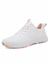 levne Dámské golfové boty-dámské elegantní golfové boty - voděodolné s technologií soft spike, ideální pro zvýšení stability švihu