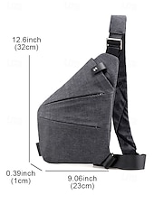 levne Pánské tašky-pánská nepromokavá taška přes rameno náprsní taška - módní crossbody náprsní taška, lehká taška přes rameno, vhodná na cestování, do práce i na každodenní využití ve volném čase