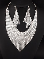 billiga Örhängen-Dam Halsband Elegant Gata Geometri Örhänge