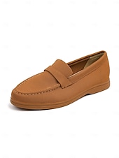cheap Women&#039;s Slip-Ons &amp; Loafers-Women&#039;s Flyknit Slip-On Loafers - Lightweight Casual Walking Shoes for Work &amp; Daily Wear