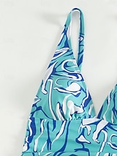 abordables Tankinis-Maillots de bain femmes Bikini 2 pièces Maillot de bain échancré Sans dos Slim Vêtements de plage Vacances Floraux Col halter Sans manches