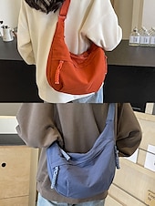 お買い得  クロスボディ・バッグ-女性用軽量クロスボディショルダーバッグ - 調節可能なストラップ付きのカジュアルな防水ナイロンスリングバッグ、旅行、ショッピング、日常使いに最適なマルチポケットデザイン