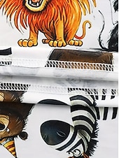 preiswerte Tiere T-Shirt-Damen T Shirt Sommeroberteile Druck Grafik Tiermotiv Klassisch Lässig Kurzarm Rundhalsausschnitt Crop Tops Täglich Wochenende Regenbogen Sommer Frühling Herbst