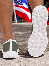  Юбилейные мужские патриотические дышащие слипоны с принтом флага США к 250-летию США - кроссовки для Дня независимости и повседневной носки