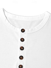 economico Canotte da palestra-Per uomo Canotta Maglietta smanicata Canottiera Maglietta senza maniche Senza Maniche Henley Estate Semplice Moda Muscolo All&#039;aperto Uscire Palestra Nero Bianco Verde militare Maglietta Top per Uomo