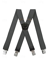 preiswerte Krawatten &amp;amp; Fliegen für Herren-Herren Hosenträger mit Gummiband und Metallclip, verstellbar – klassisch und vielseitig, geeignet für modebewusste Business- und semi-formelle Anlässe