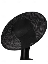 Χαμηλού Κόστους Καπέλα Γιορτής-Καπέλο Ψεύτικου Λινών Bowler  Cloche Επίσημο Βικτοριανό Με Καθαρό Χρώμα Με Καπέλο