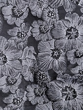 olcso Koktélruhák-Jacquard A-vonalú Koktélruhák Elegáns Ruha Esküvői Vendég Templomi Bokáig Érő Fél Ujjú V Nyakú Sifon Virágos Masnival Esküvői Vendég Ruha